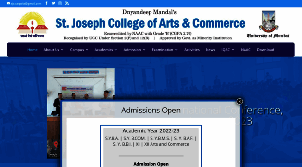 sjcollege.in