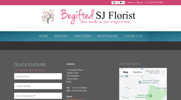 sjflorist.co.za