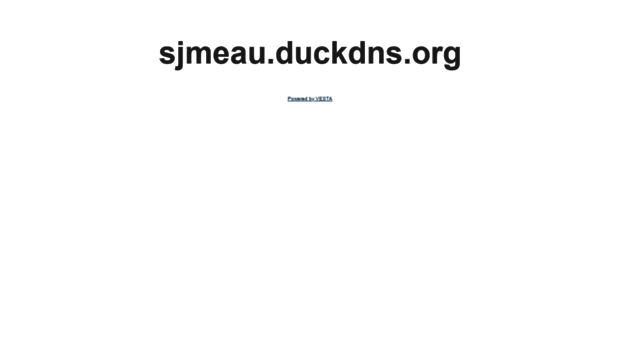 sjmeau.duckdns.org