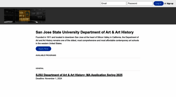 sjsuart.slideroom.com