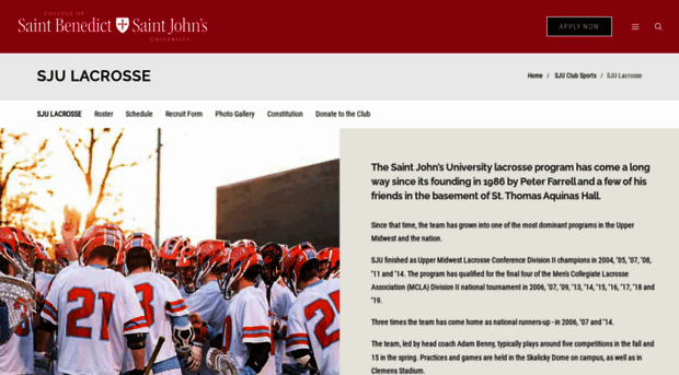 sjulacrosse.com