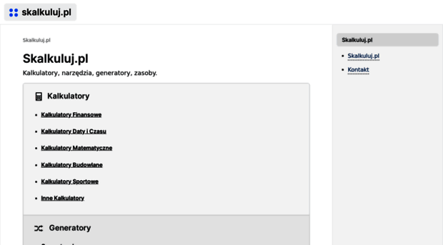 skalkuluj.pl