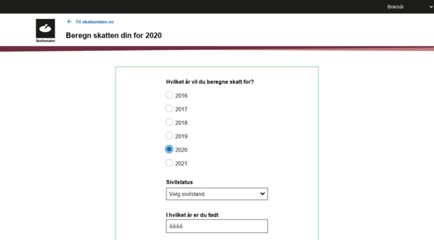 Skattekalkulator 2018