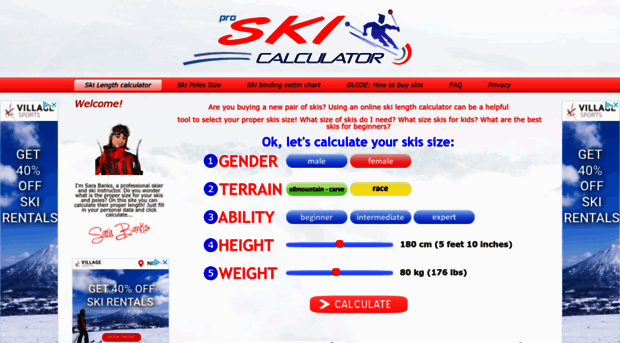 ski-calculator.com