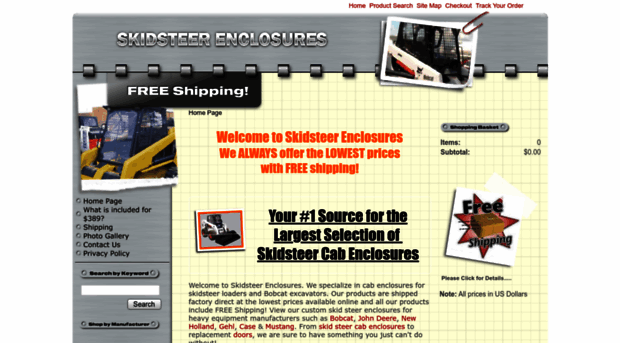 skidsteerenclosures.com