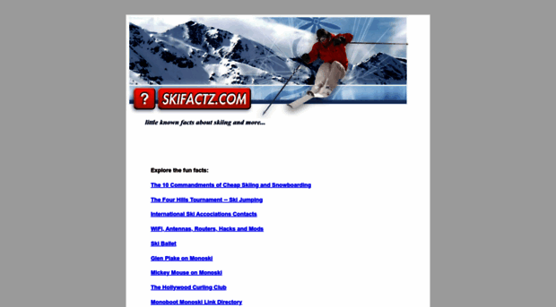 skifactz.com