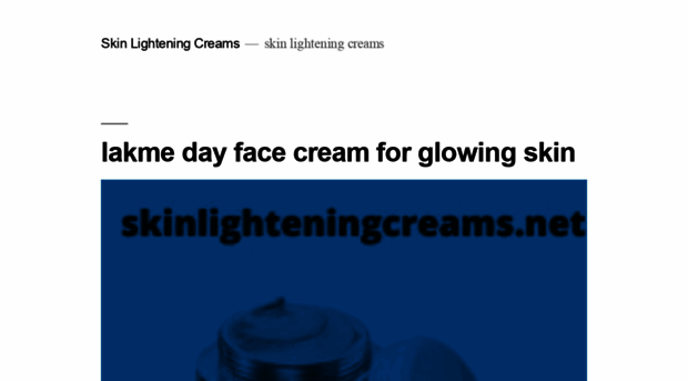 skinlighteningcreams.net