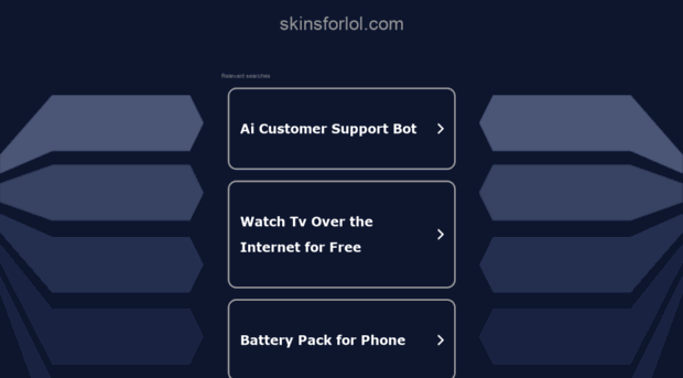 skinsforlol.com