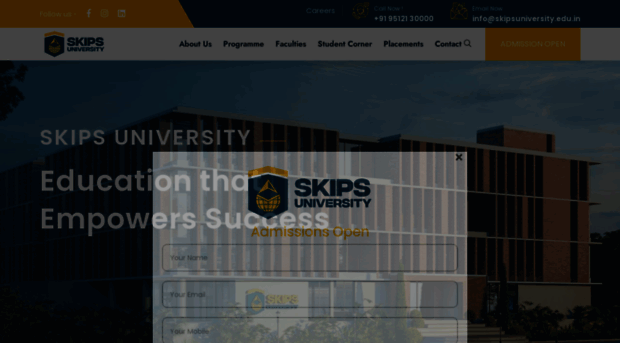 skipsuniversity.edu.in