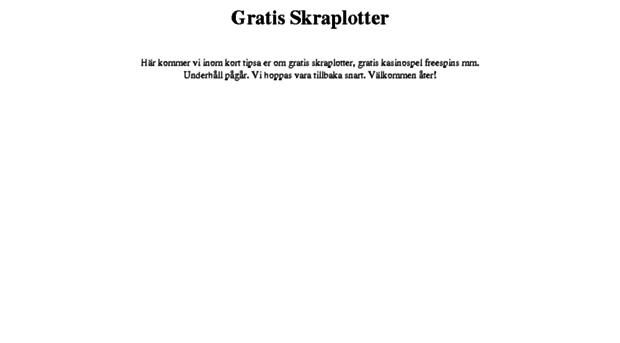 skraplottergratis.se
