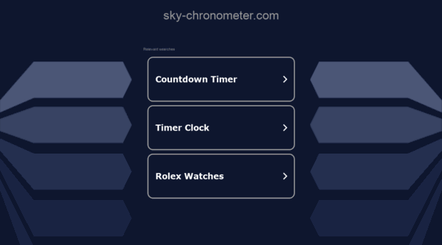 sky-chronometer.com
