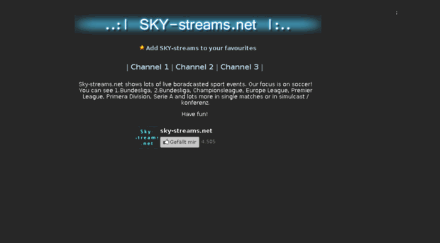 sky-streams.net