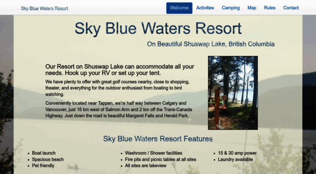 skybluewatersresort.com