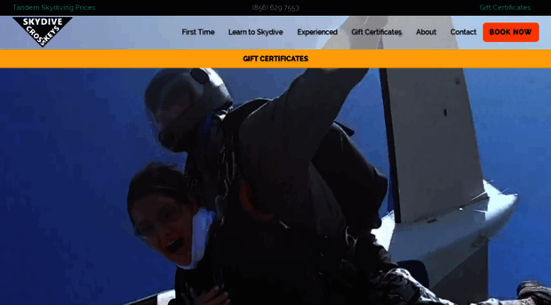 skydivecrosskeys.com