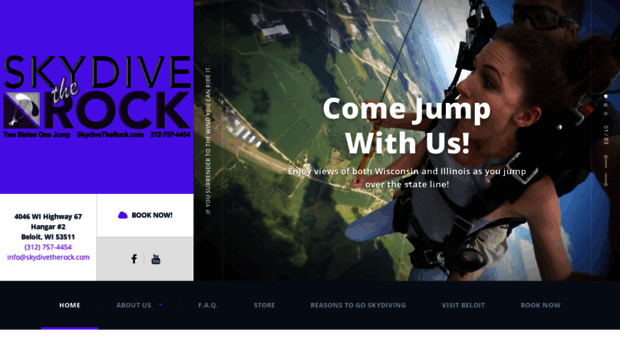 skydivetherock.com