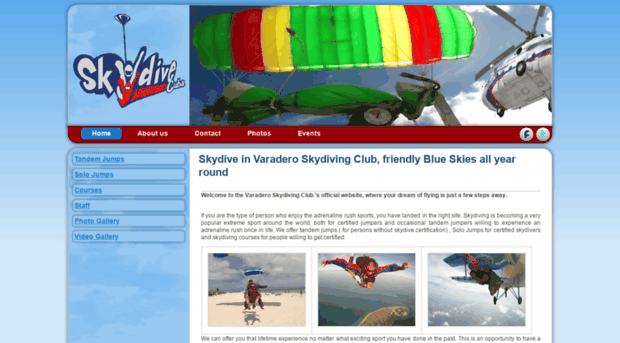 skydivingvaradero.com