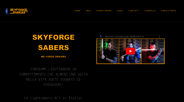 skyforgesabersofficial.com