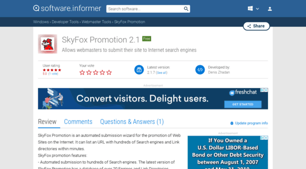 skyfox-promotion.software.informer.com