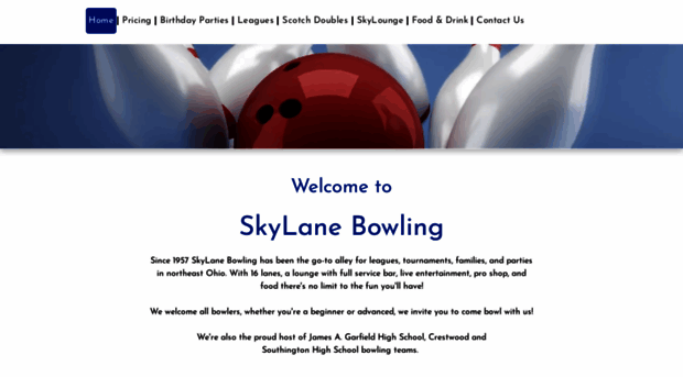 skylanebowling.com