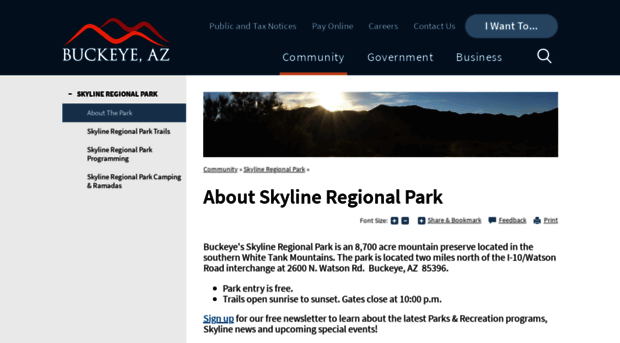 skylineregionalpark.com