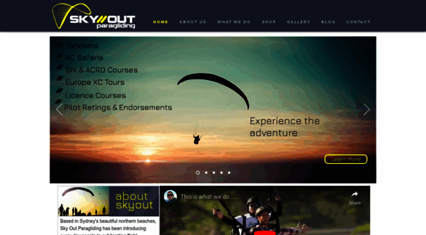 skyoutparagliding.com