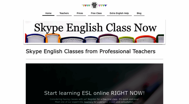 skypeenglishclassnow.com