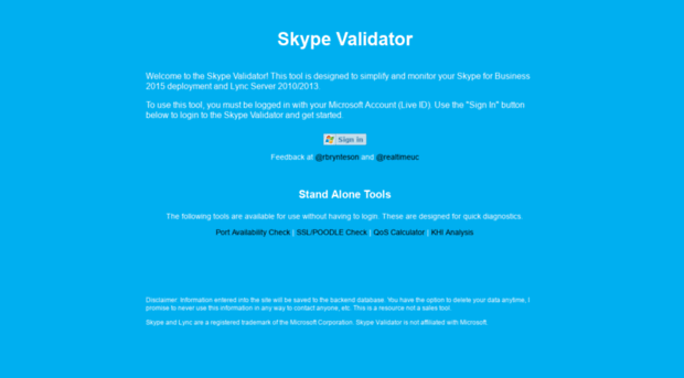 skypevalidator.com