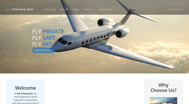 skyprivatejets.com