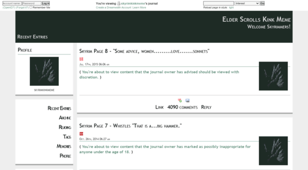 skyrimkinkmeme.dreamwidth.org