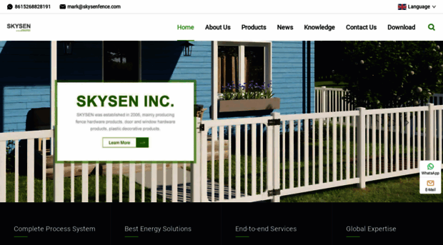 skysenfence.net
