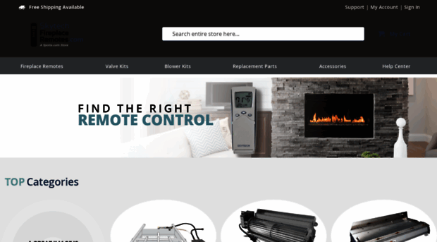 skytechfireplaceremotes.com