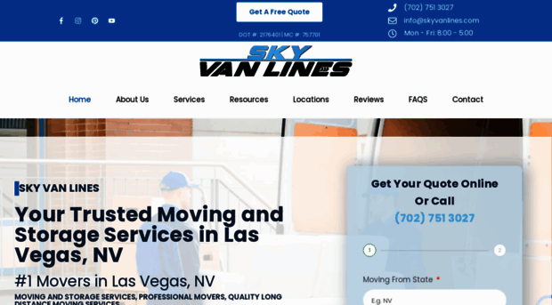 skyvanlines.com