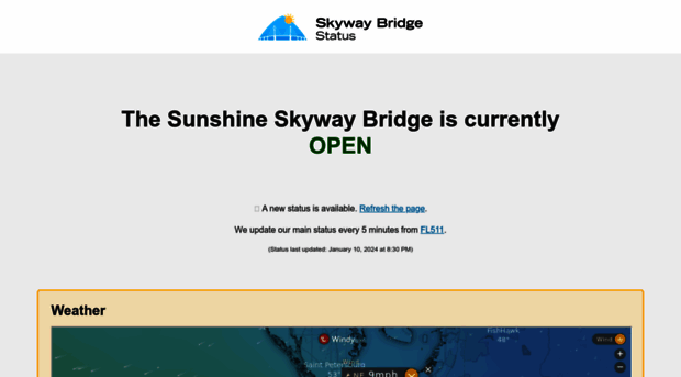 skywaybridgestatus.com