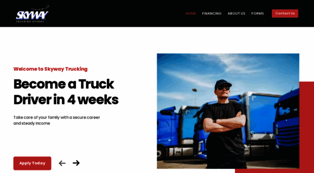 skywaytruckingschool.com