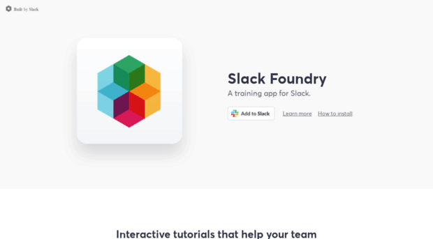slackfoundry.builtbyslack.com