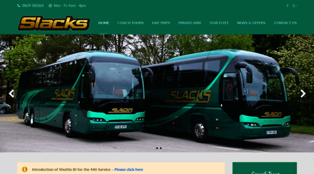 slackscoaches.co.uk