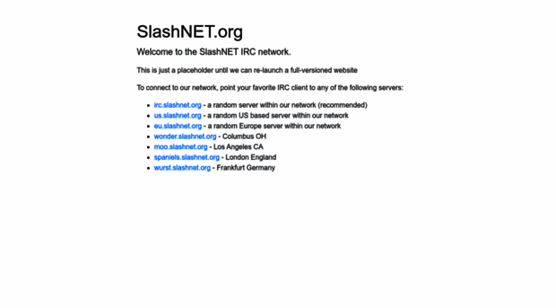 slashnet.org