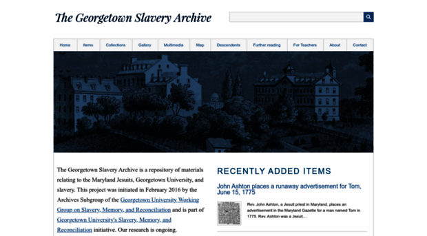 slaveryarchive.georgetown.edu