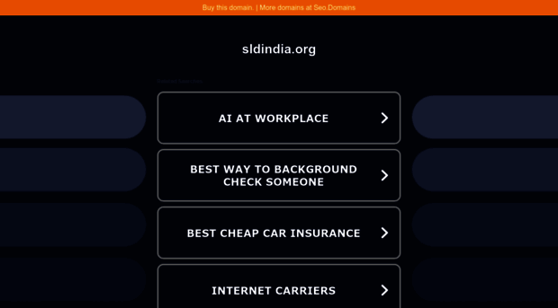 sldindia.org