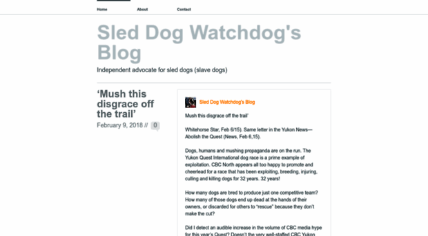 sleddogwatchdog.com