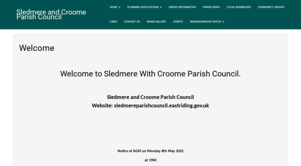 sledmereparishcouncil.eastriding.gov.uk