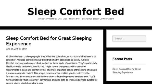 sleepcomfortbed.us