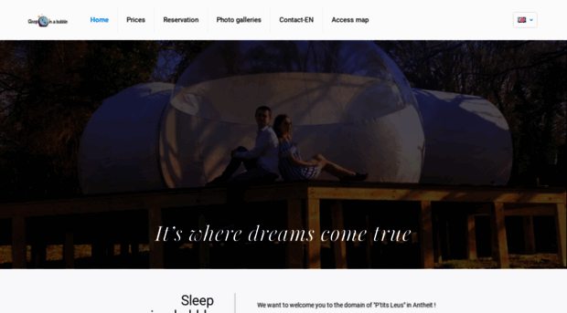 sleepinabubble.com