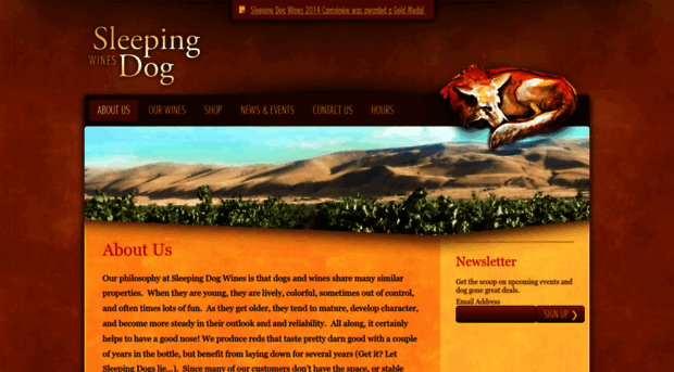 sleepingdogwines.com