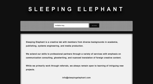 sleepingelephant.com