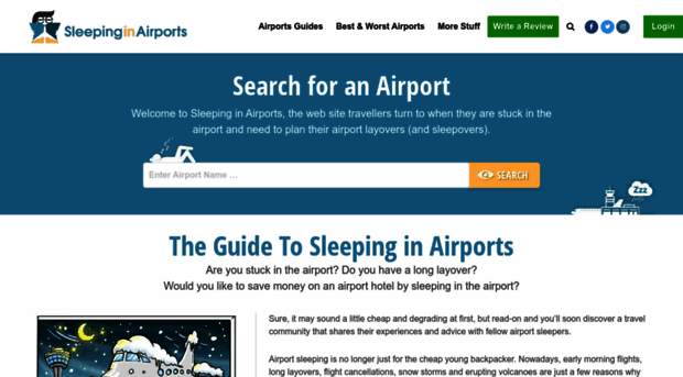 sleepinginairports.com