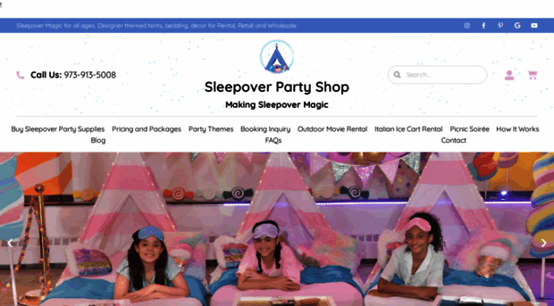 sleepoverpartyshop.com