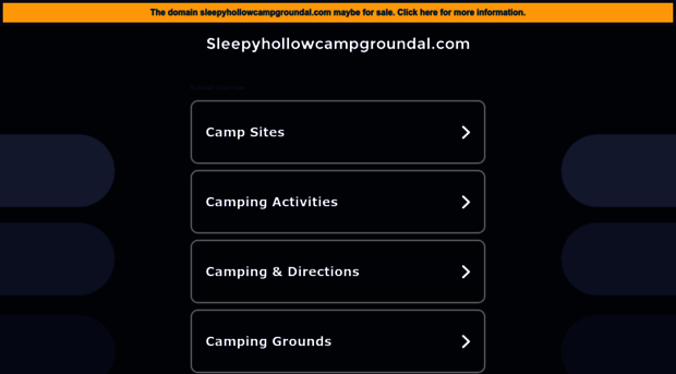 sleepyhollowcampgroundal.com