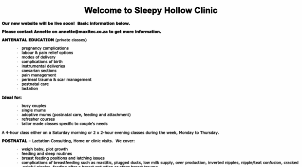 sleepyhollowclinic.co.za