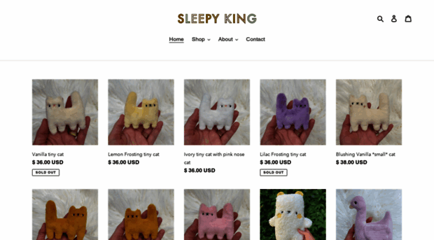 sleepykinghandmade.com